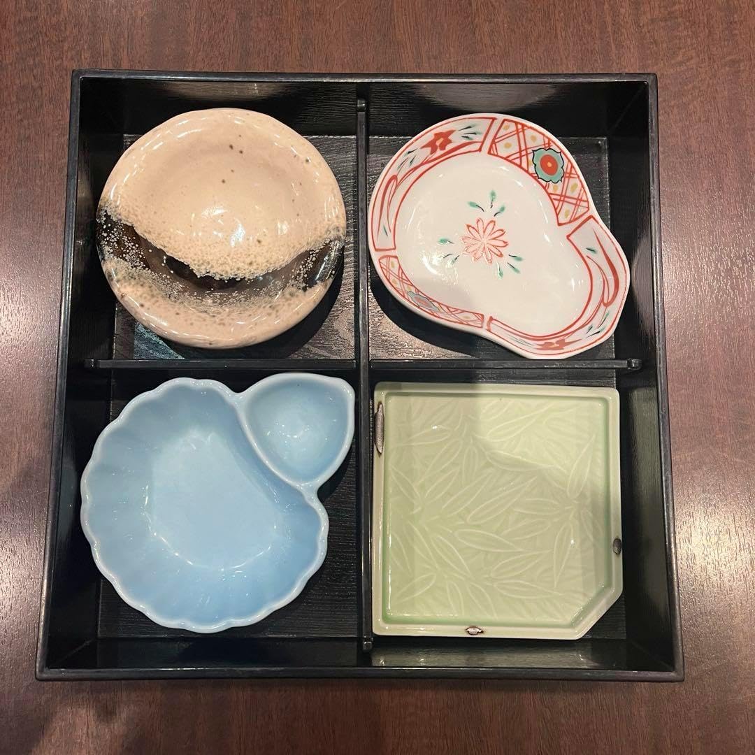 No.1 松花堂弁当 5個セット たち吉 タチキチ 橘吉 塗り 椀、漆器などの
